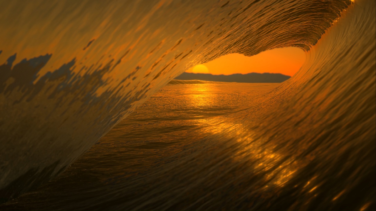 Sunset Inside Barrel